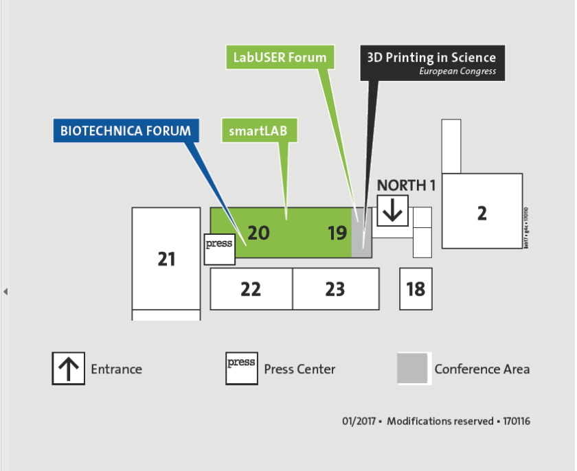 Plan du salon LABVOLUTION 2019